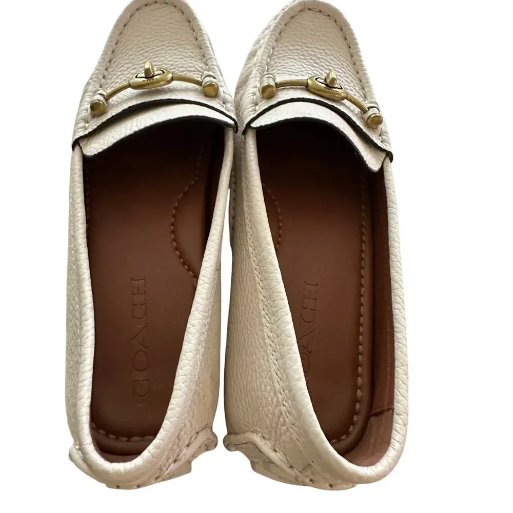 Coach Women’s Crosby Leather Driver Loafer Size 6.5B